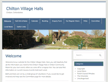 Tablet Screenshot of chiltonvillagehall.co.uk